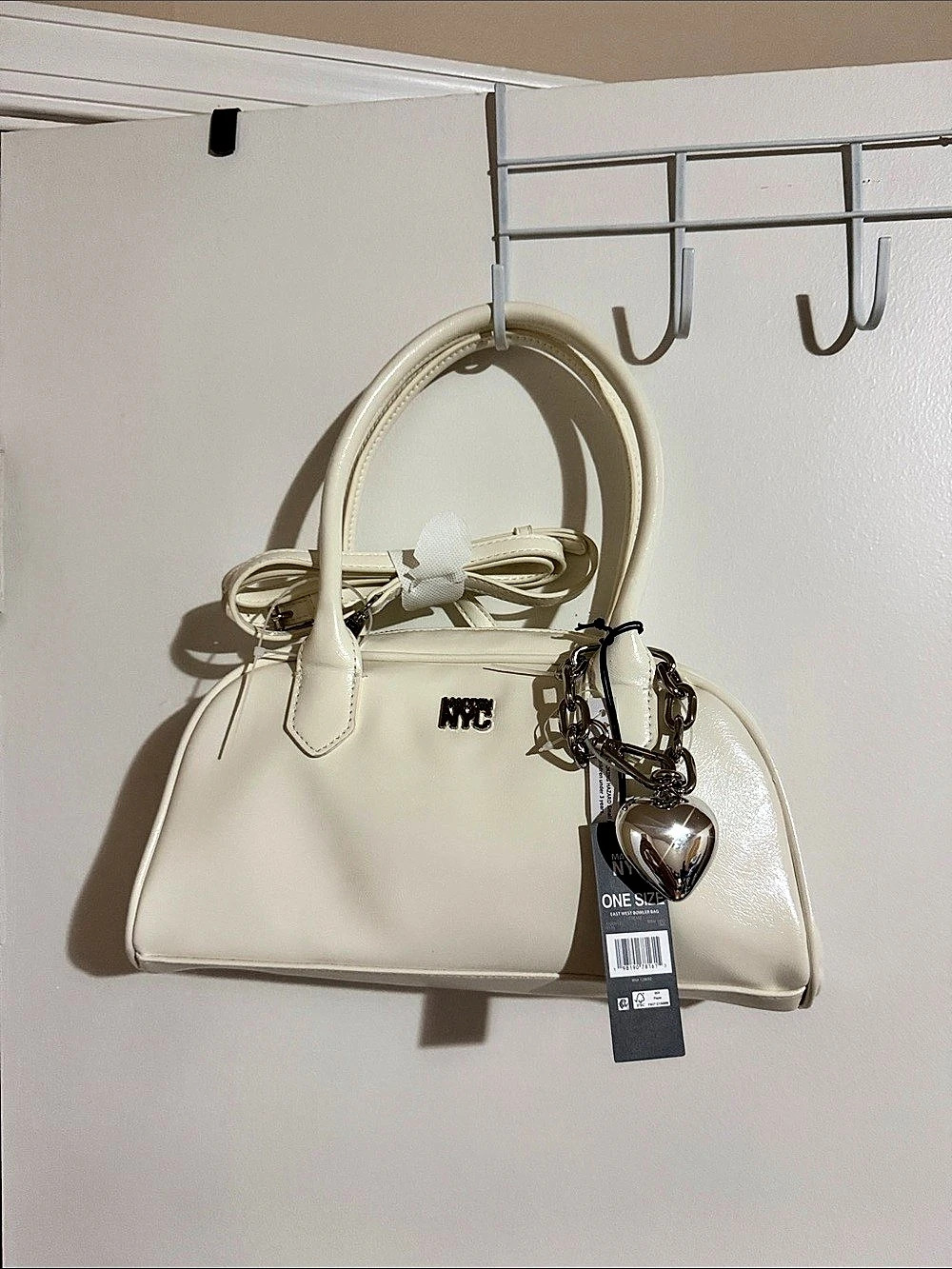 Nine West Satchel in White NWT
